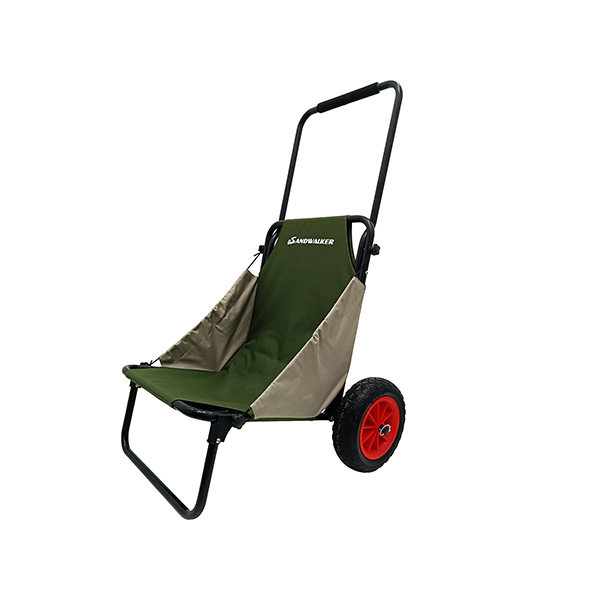 Qu'est-ce qui rend la conception pliante essentielle pour la portabilité du chariot de plage ?