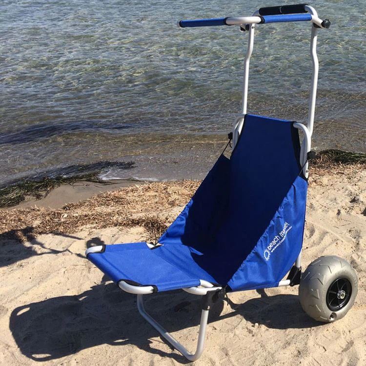 Chariot de plage avec roue à ballons