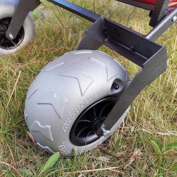 Roues de plage pour chariot